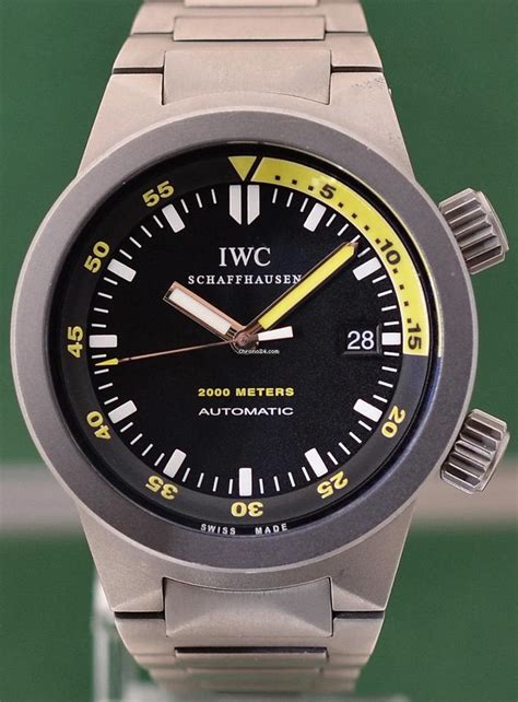 iwc aquatimer titanio 2000|aquatimer automatic 2000 edition.